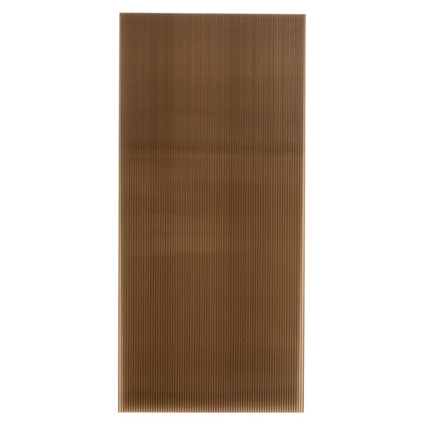 [US-W]HT-300 x 100 Household Application Door & Window Rain Cover Eaves Brown Board & Black Holder 